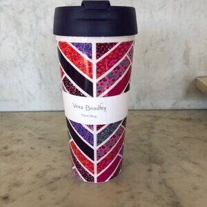 VERA BRADLEY 16 oz Travel Mug in Modern Medley Purple